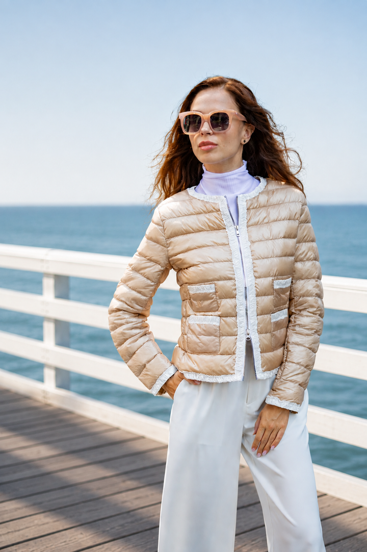 The Buckingham | Down Jacket | Camel - Cotes of London