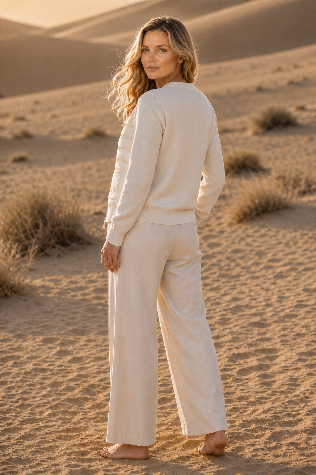 The Duchess | Down / Wool Jacket | Ivory
