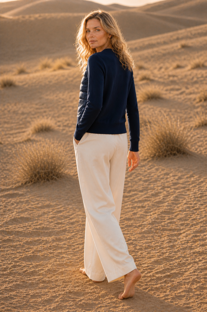 The Duchess | Down / Wool Jacket | Navy