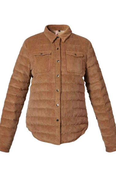 The Harrow Corduroy | Down Shirt | Camel