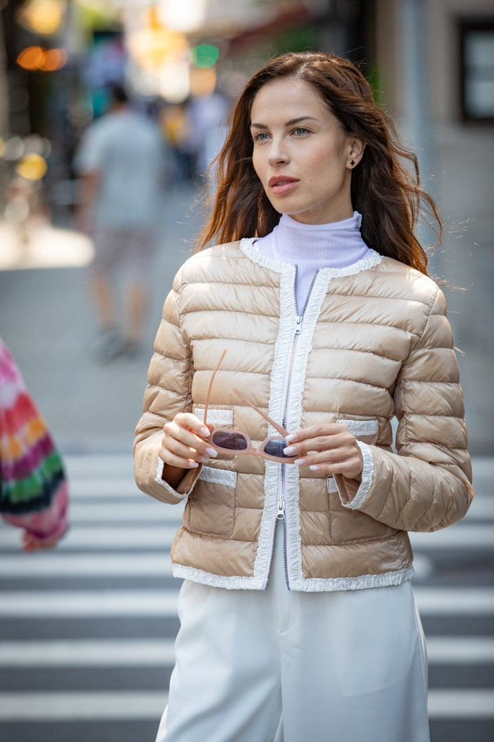 The Buckingham | Down Jacket | Camel - Cotes of London