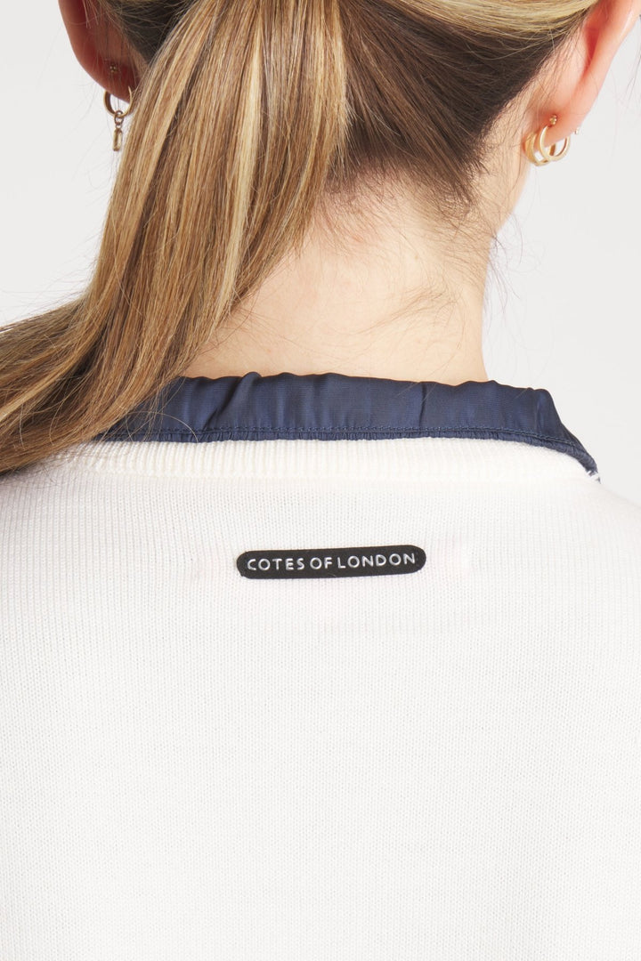 The Duchess | Down / Wool Jacket | Ivory - Cotes of London