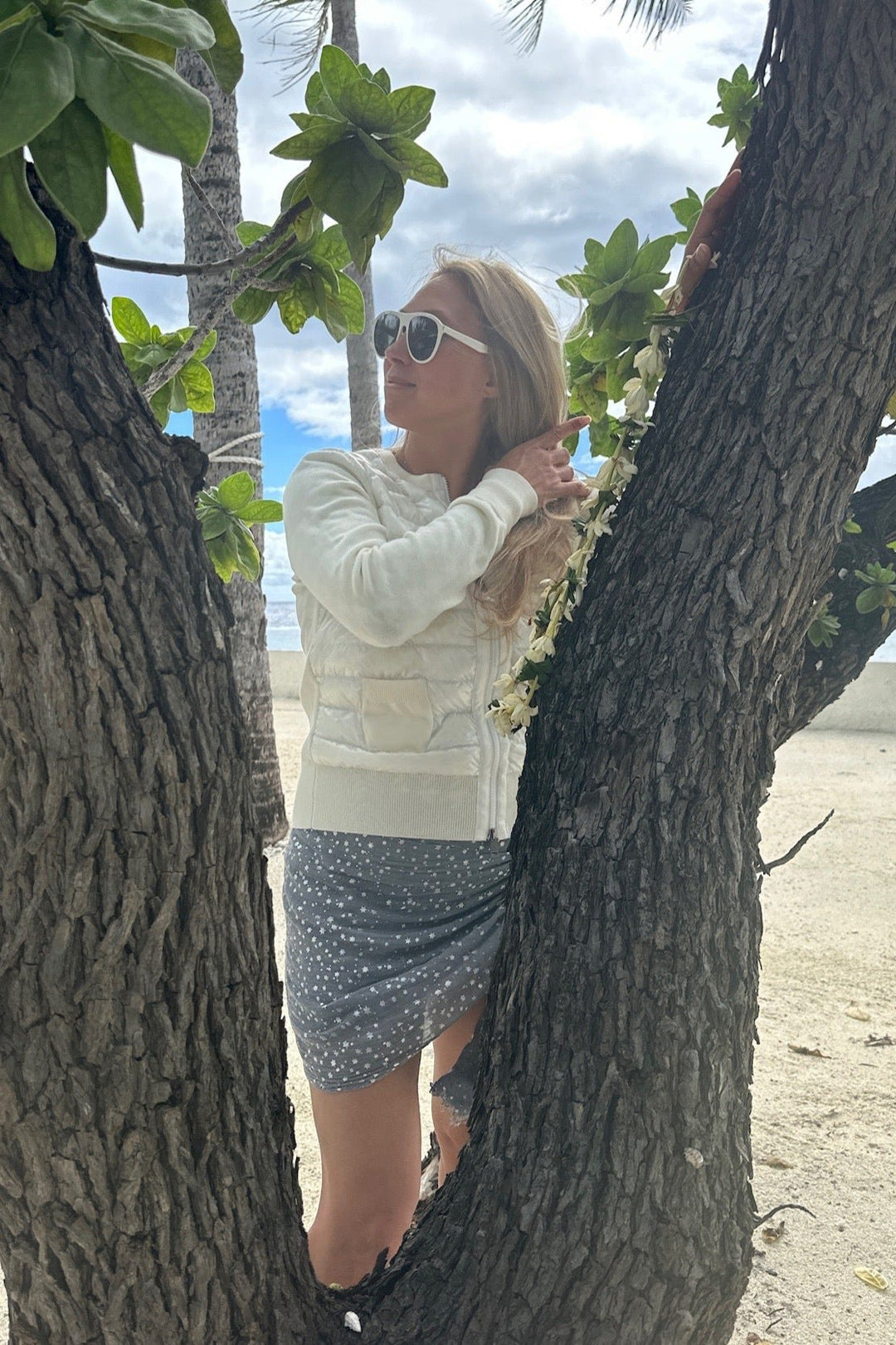 The Duchess | Down / Wool Jacket | Ivory - Cotes of London