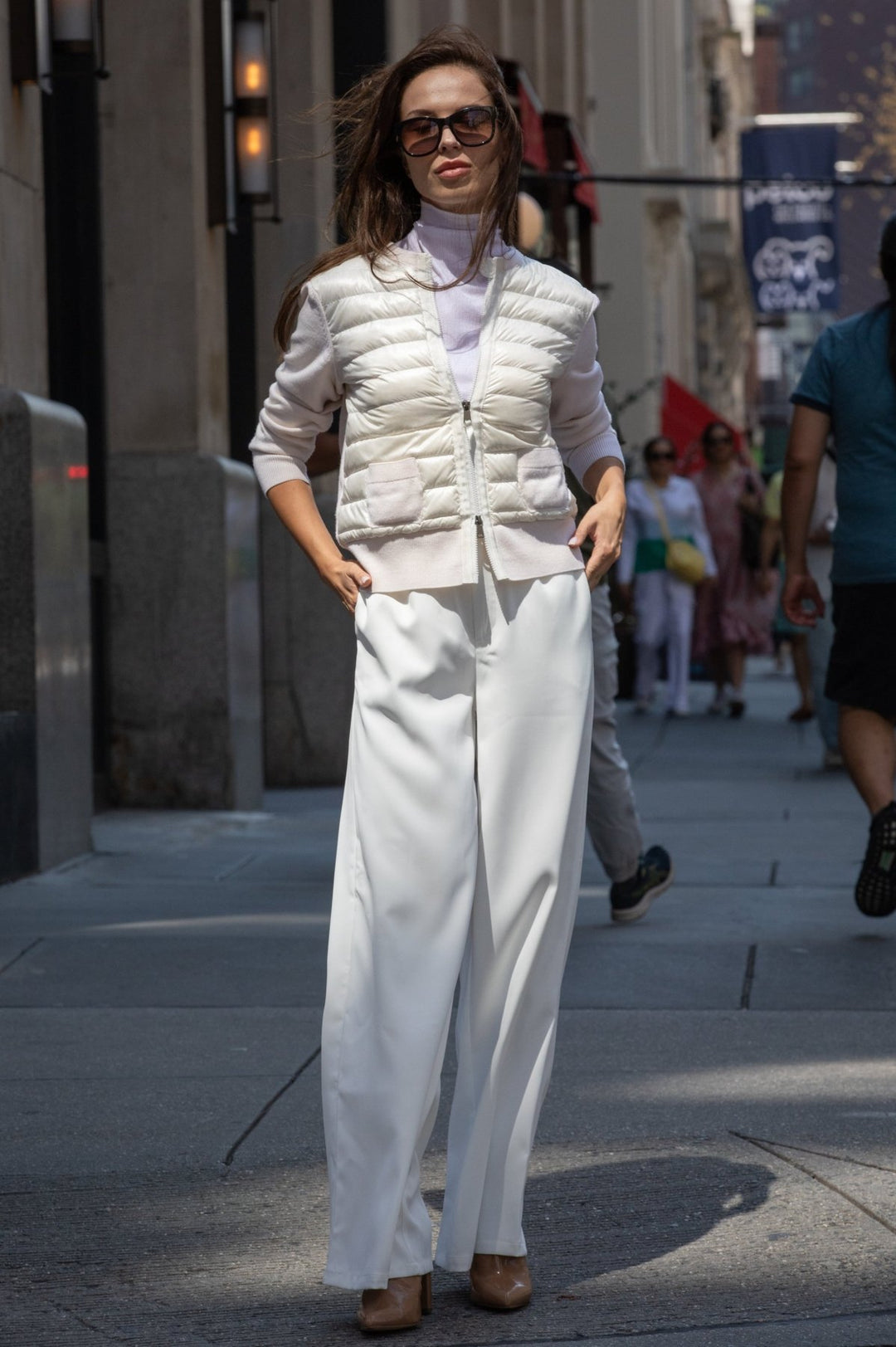 The Duchess | Down / Wool Jacket | Ivory - Cotes of London