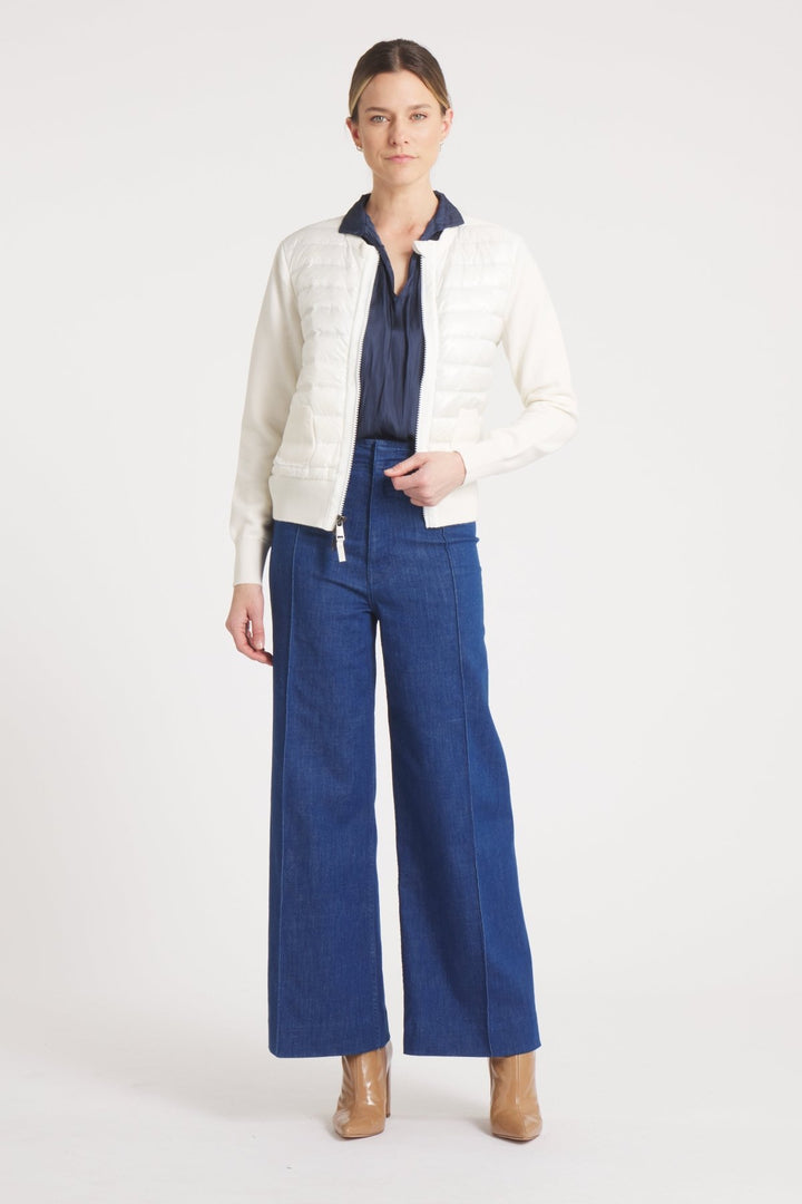 The Duchess | Down / Wool Jacket | Ivory - Cotes of London