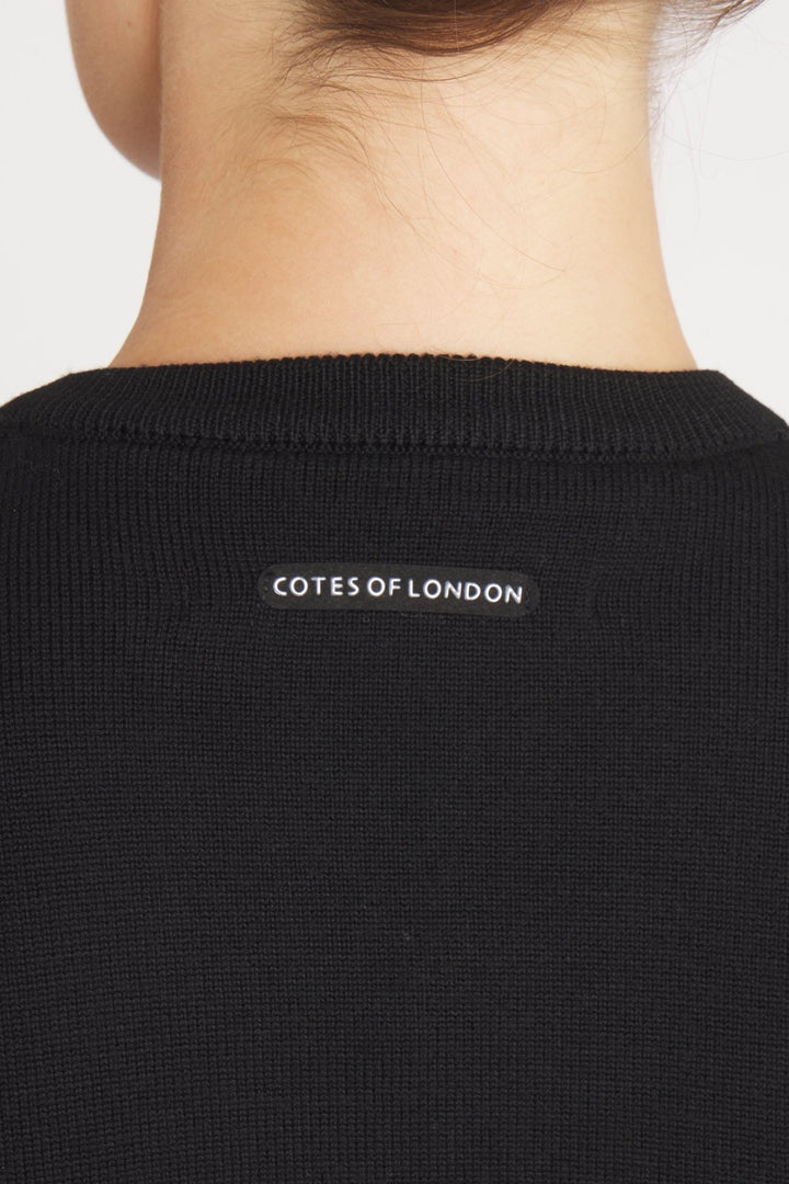 The Duchess | Down / Wool Jacket | Midnight Black - Cotes of London