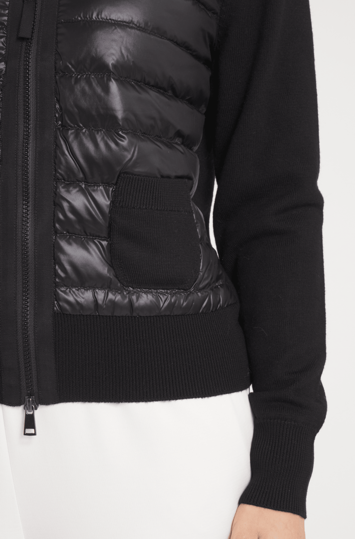 The Duchess | Down / Wool Jacket | Midnight Black - Cotes of London