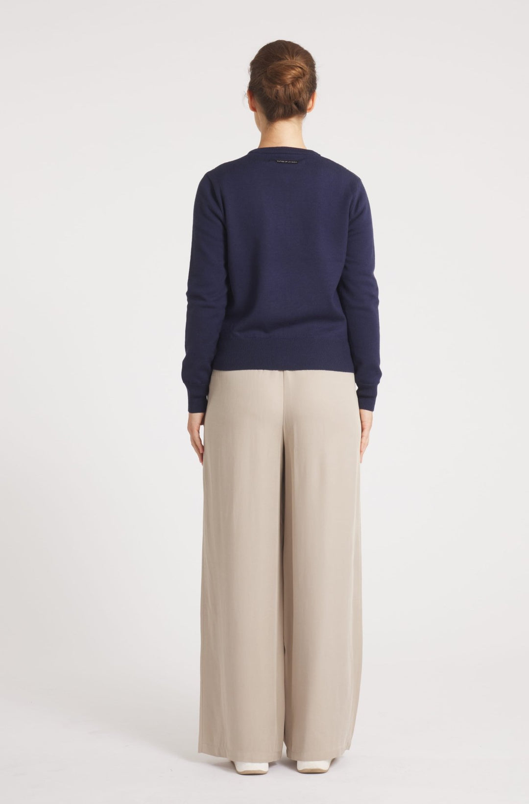 The Duchess | Down / Wool Jacket | Navy - Cotes of London