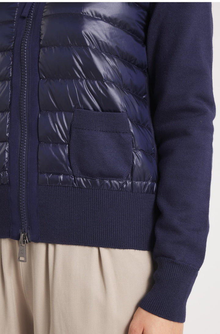 The Duchess | Down / Wool Jacket | Navy - Cotes of London