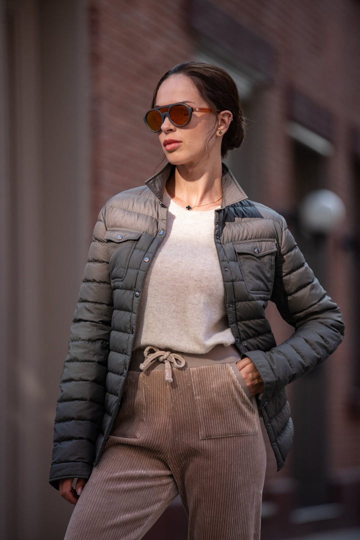 The Harrow Matte | Down Shirt | Subtle Sparkles - Cotes of London