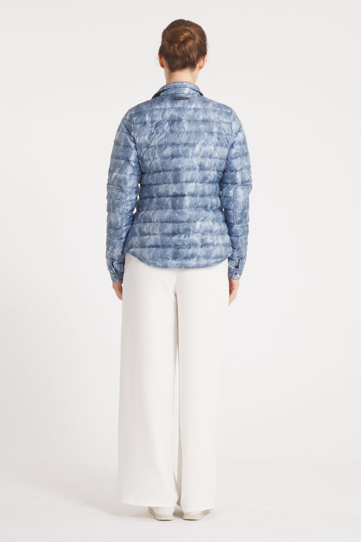 The Harrow Royale | Down Shirt | Blue Jean Print - Cotes of London