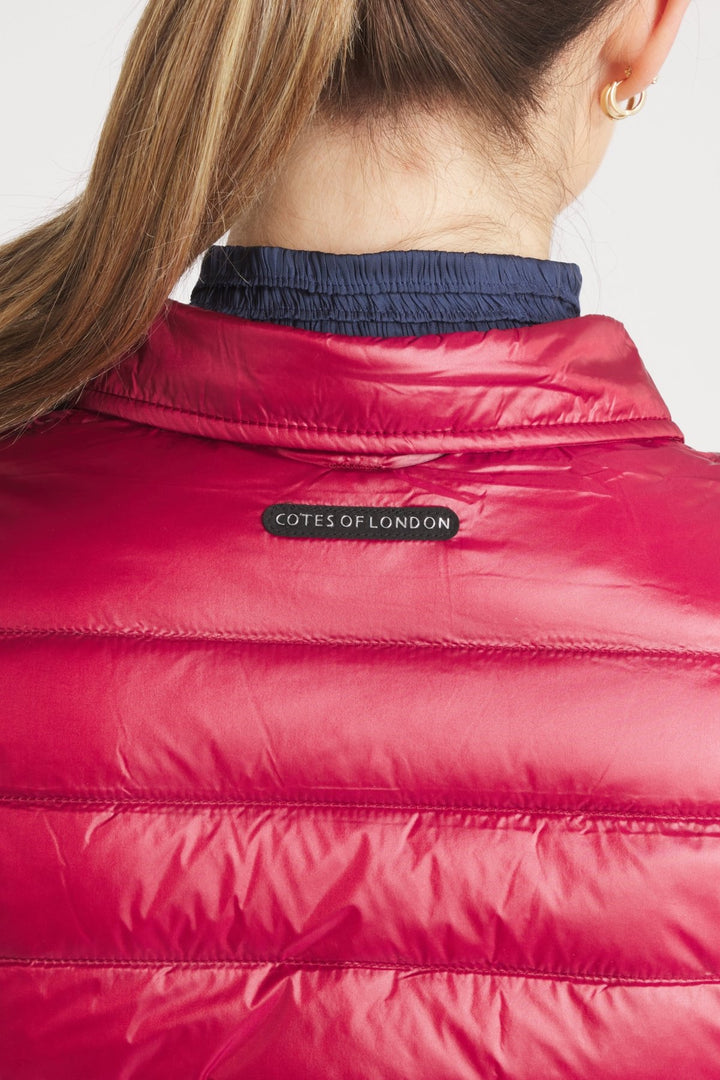 The Harrow Royale | Down Shirt | Bordeaux - Cotes of London