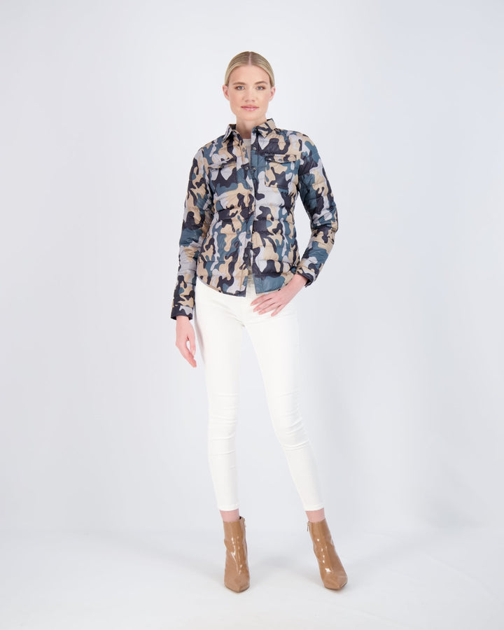 The Harrow Royale | Down Shirt | Camo - Cotes of London