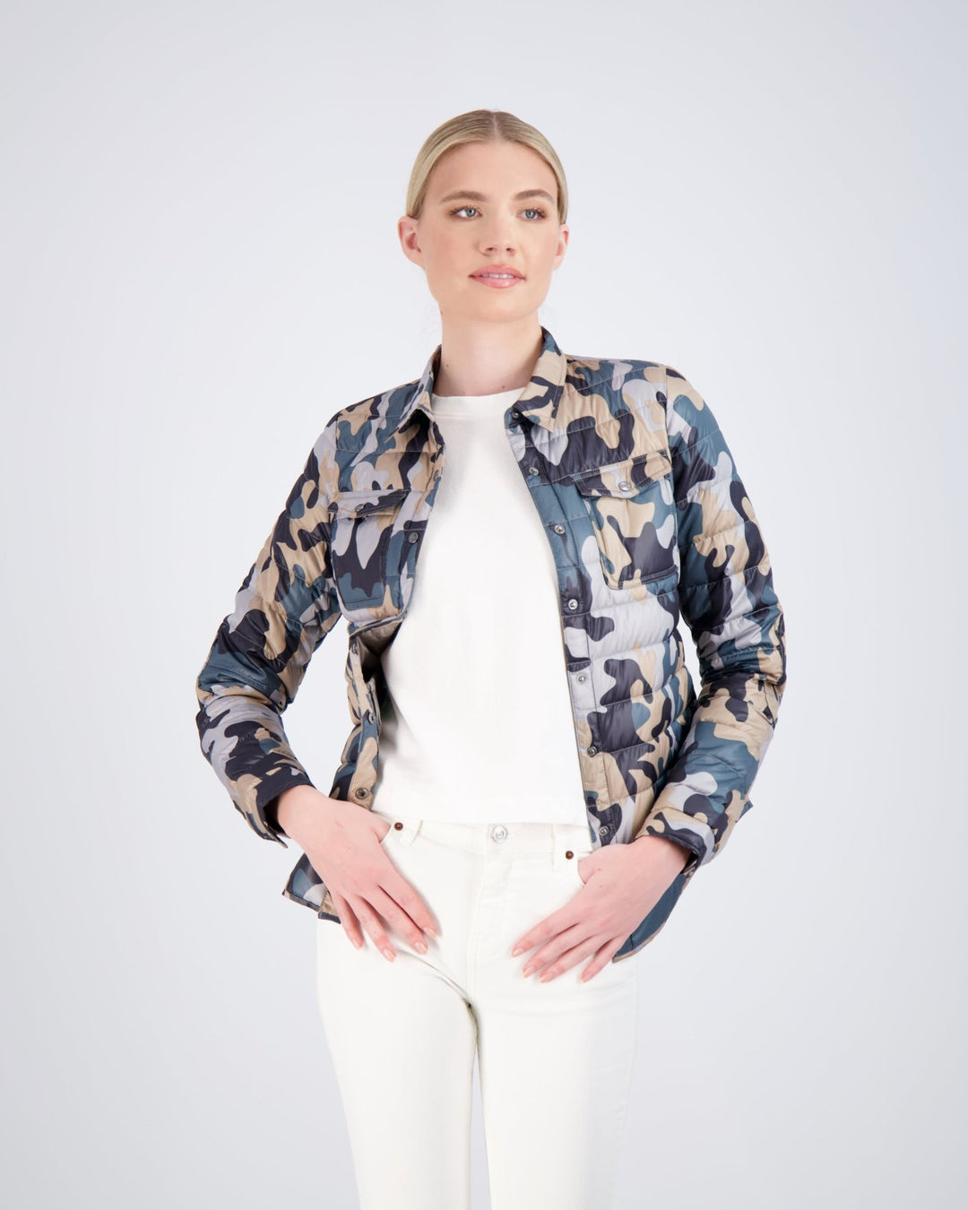 The Harrow Royale | Down Shirt | Camo - Cotes of London