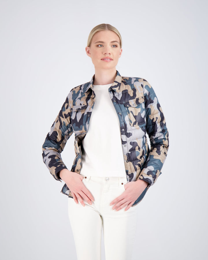 The Harrow Royale | Down Shirt | Camo - Cotes of London