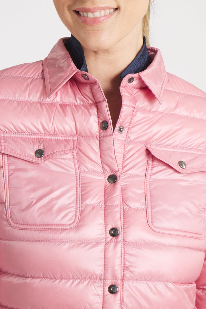 The Harrow Royale | Down Shirt | Dusty Rose - Cotes of London