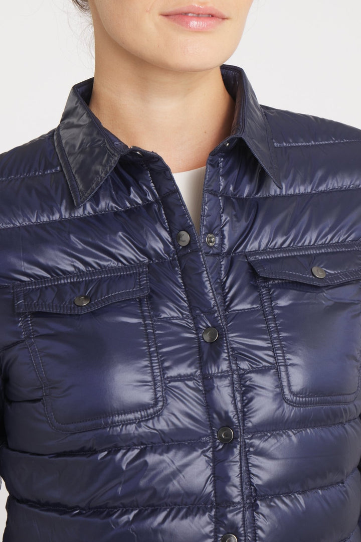 The Harrow Royale | Down Shirt | Ink Navy - Cotes of London