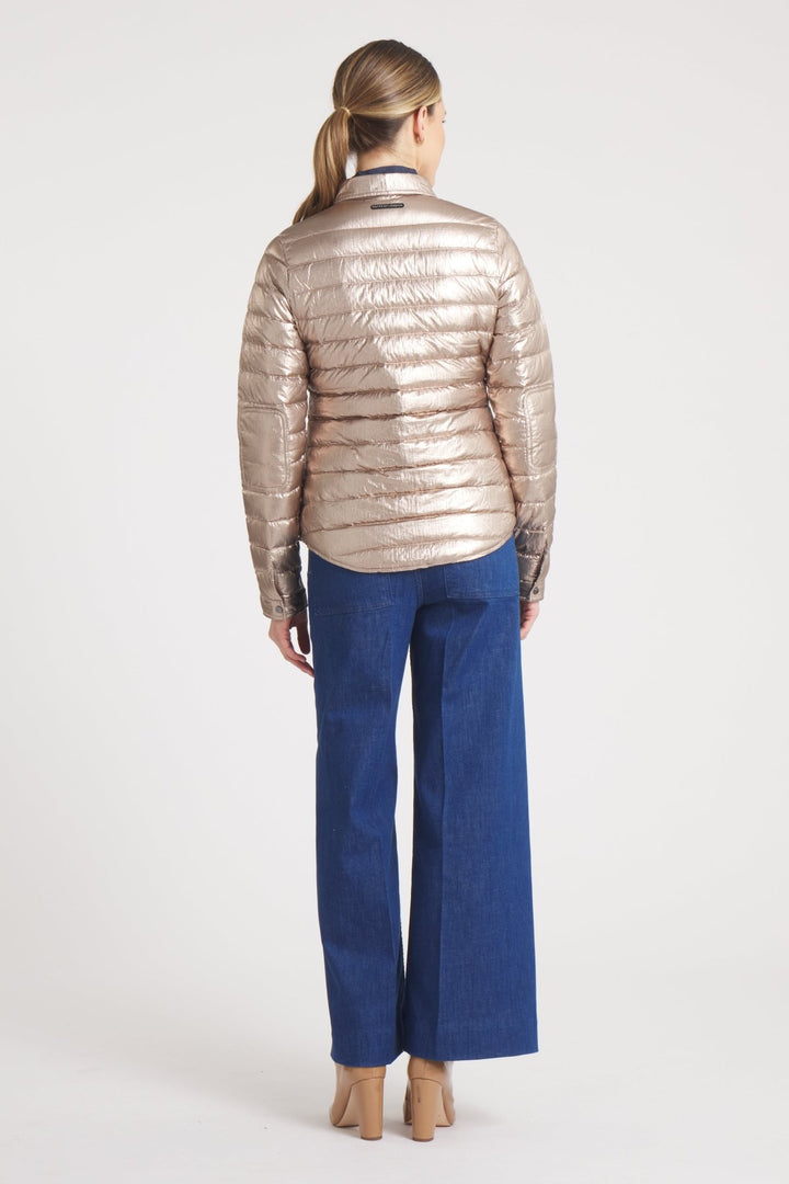 The Harrow Royale | Down Shirt | Metallic Gold - Cotes of London