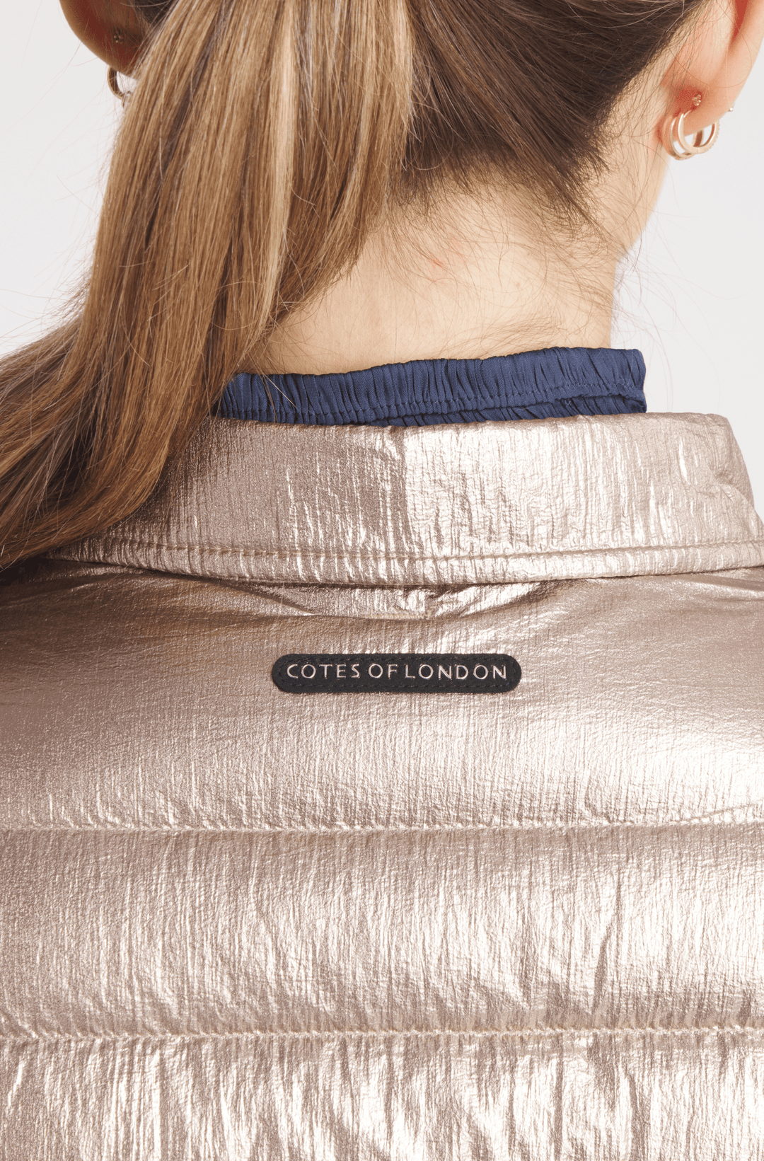 The Harrow Royale | Down Shirt | Metallic Gold - Cotes of London