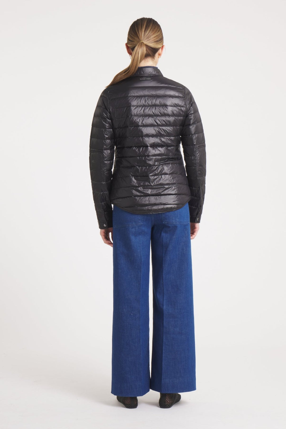 The Harrow Royale | Down Shirt | Midnight Black - Cotes of London