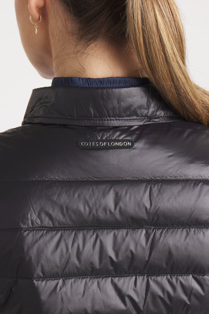 The Harrow Royale | Down Shirt | Midnight Black - Cotes of London