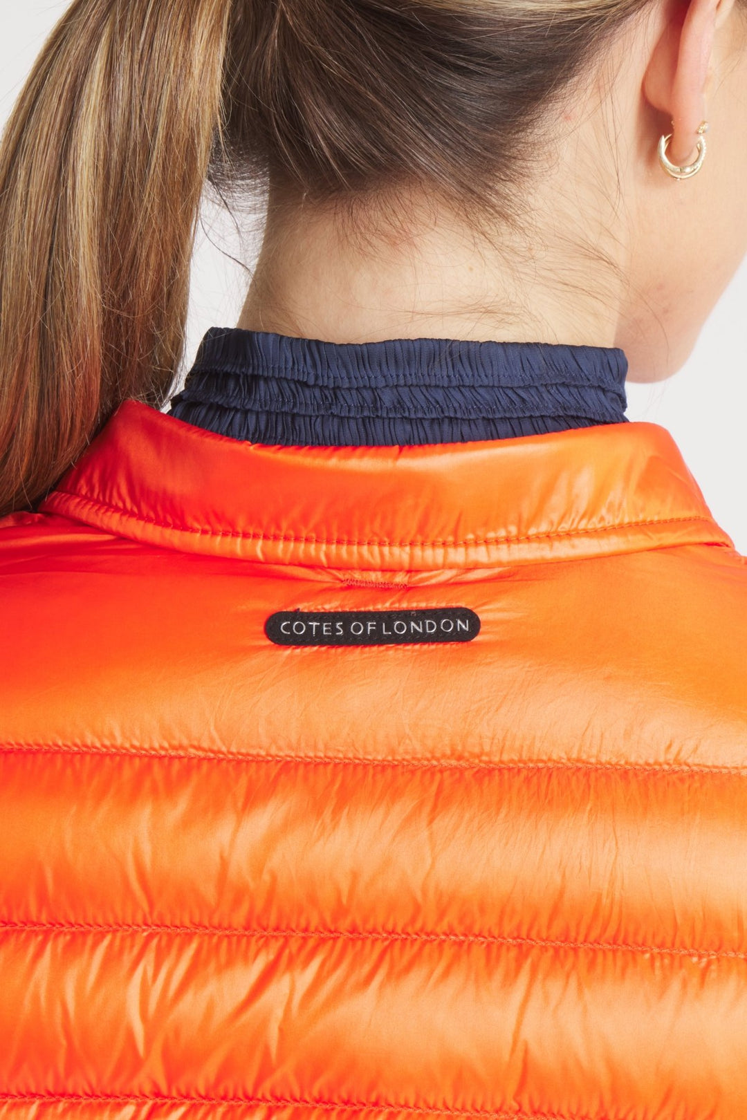 The Harrow Royale | Down Shirt | Orange - Cotes of London