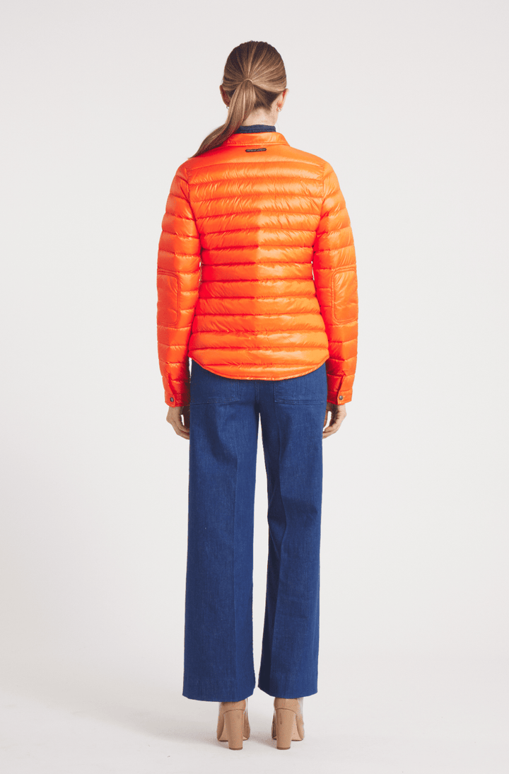 The Harrow Royale | Down Shirt | Orange - Cotes of London