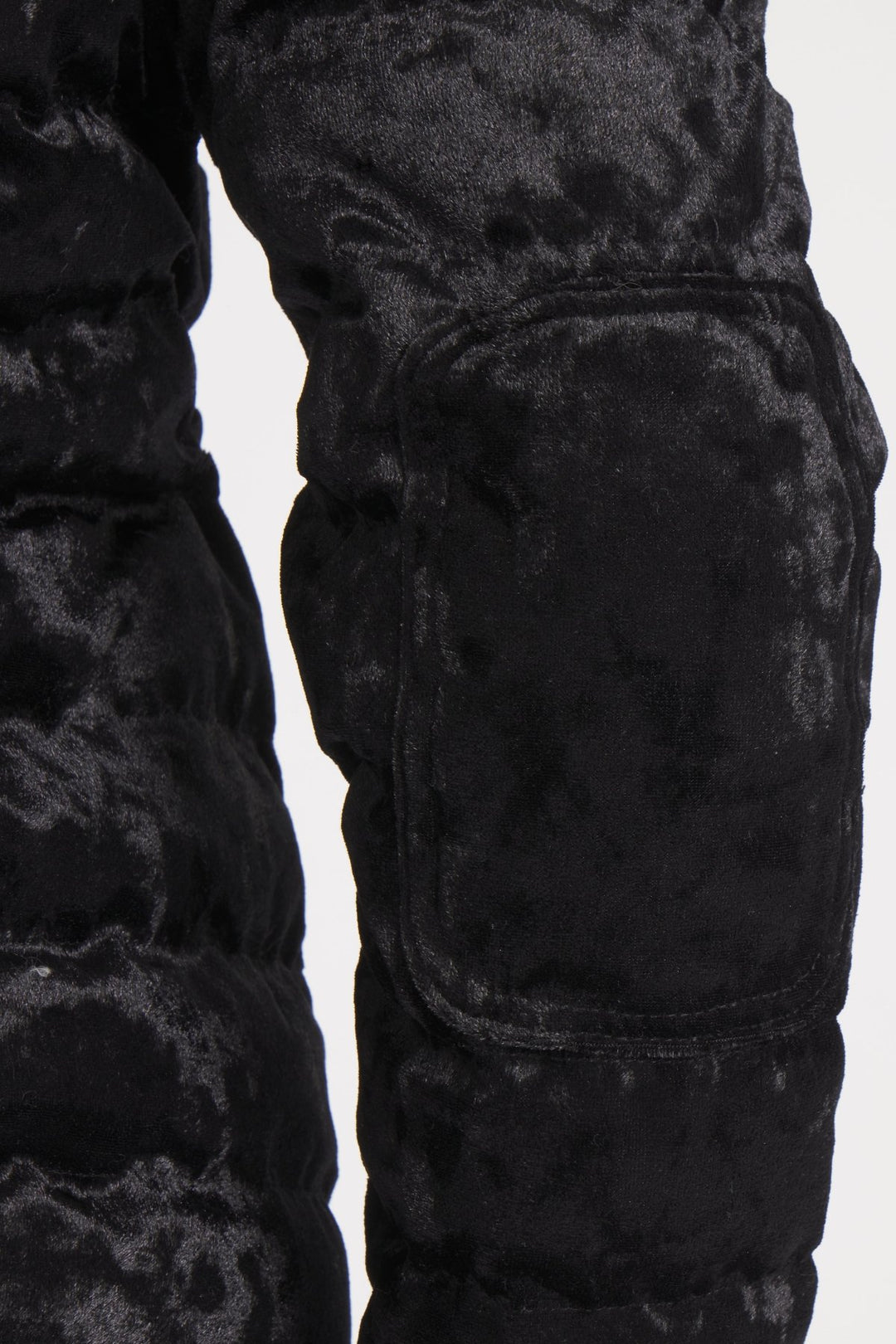 The Harrow Velour | Down Shirt | Midnight Black - Cotes of London