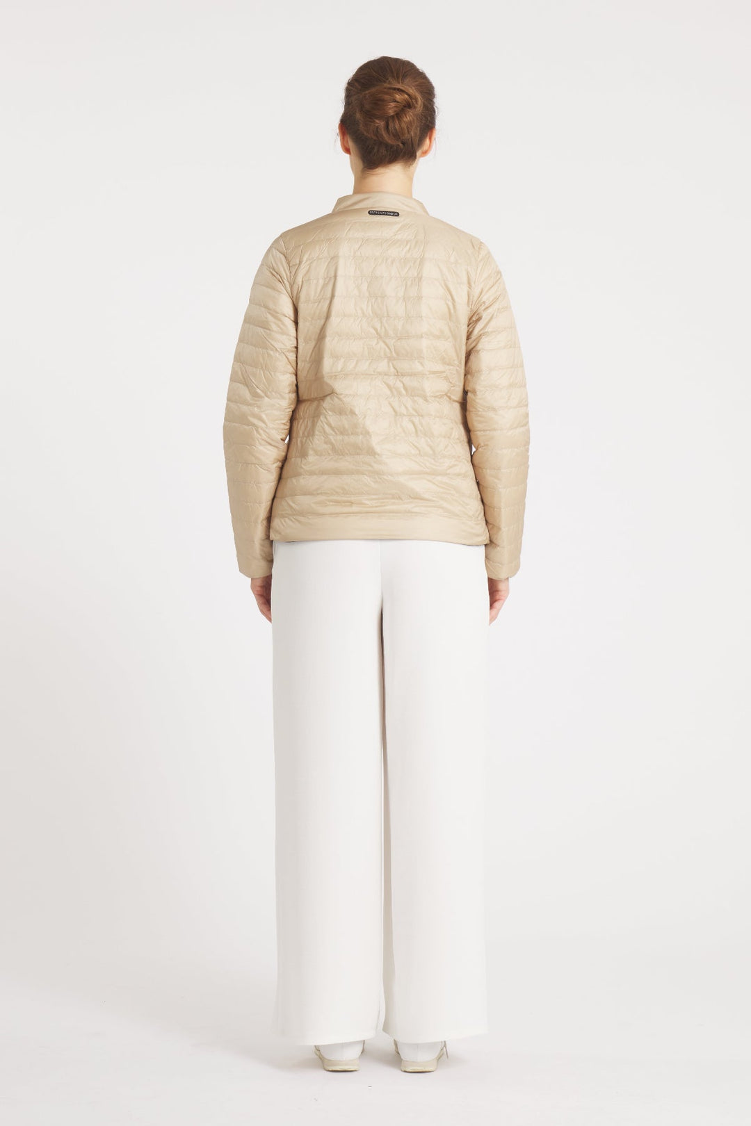 The Leicester in Matte | 2 in 1 Reversible Down Jacket | Camel / Ivory - Cotes of London