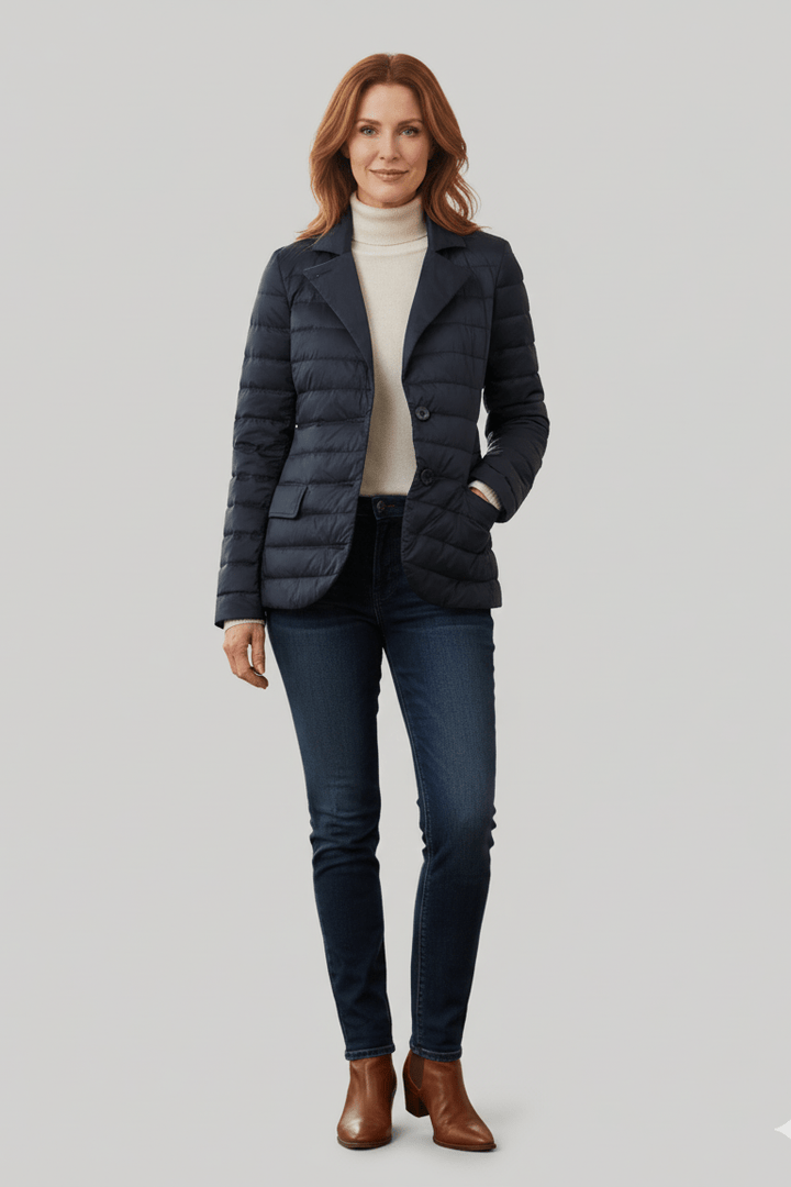 The Mayfair | Down Blazer | Ink Navy - Cotes of London