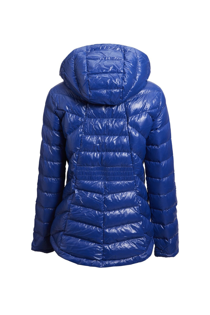 The Senenne | Hooded Down Jacket | Electric Blue - Cotes of London