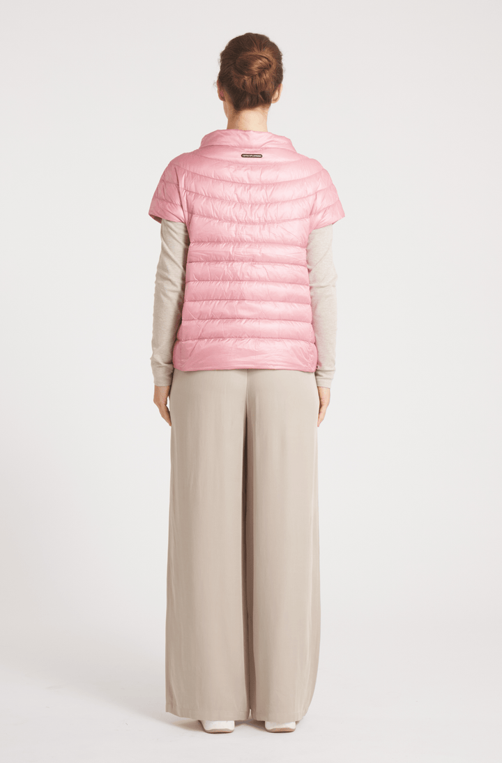 The St Barts | Down Vest | Dusty Rose - Cotes of London