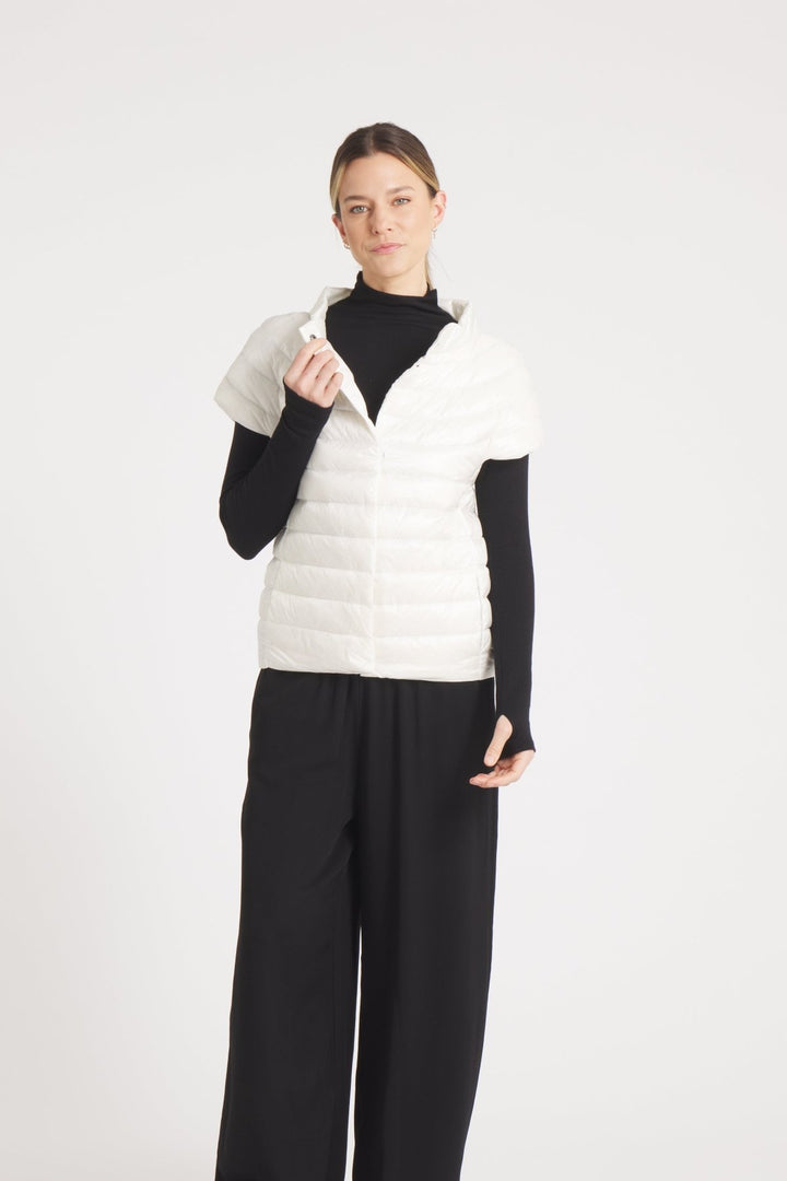 The St Barts | Down Vest | Ivory - Cotes of London