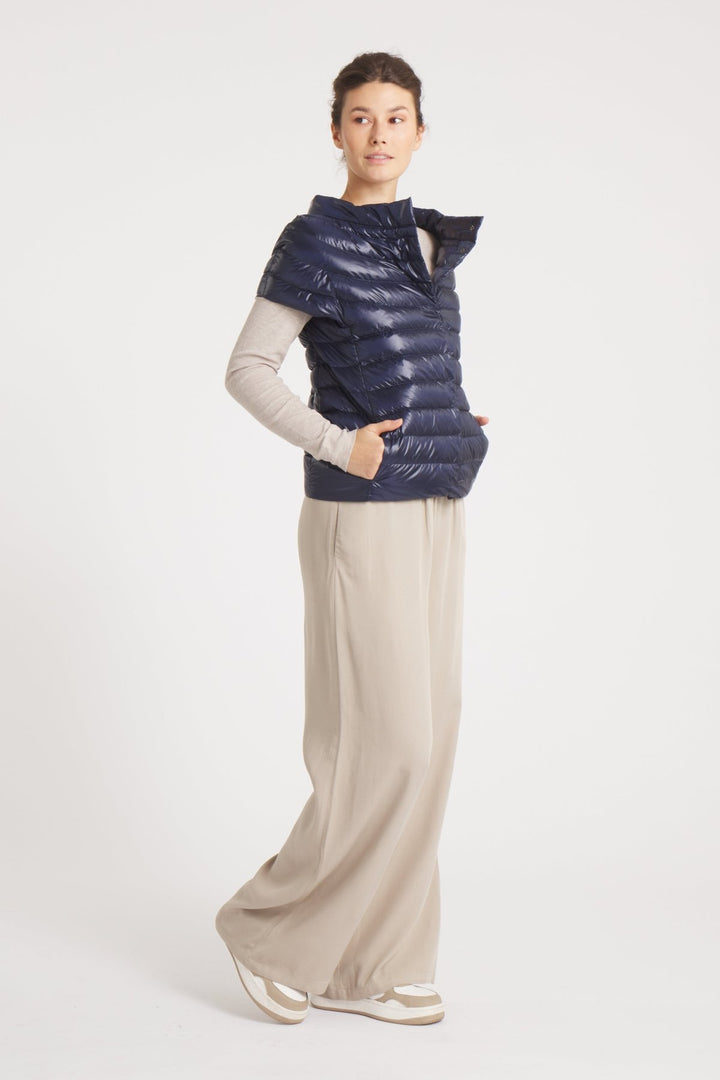 The St Barts | Down Vest | Navy - Cotes of London