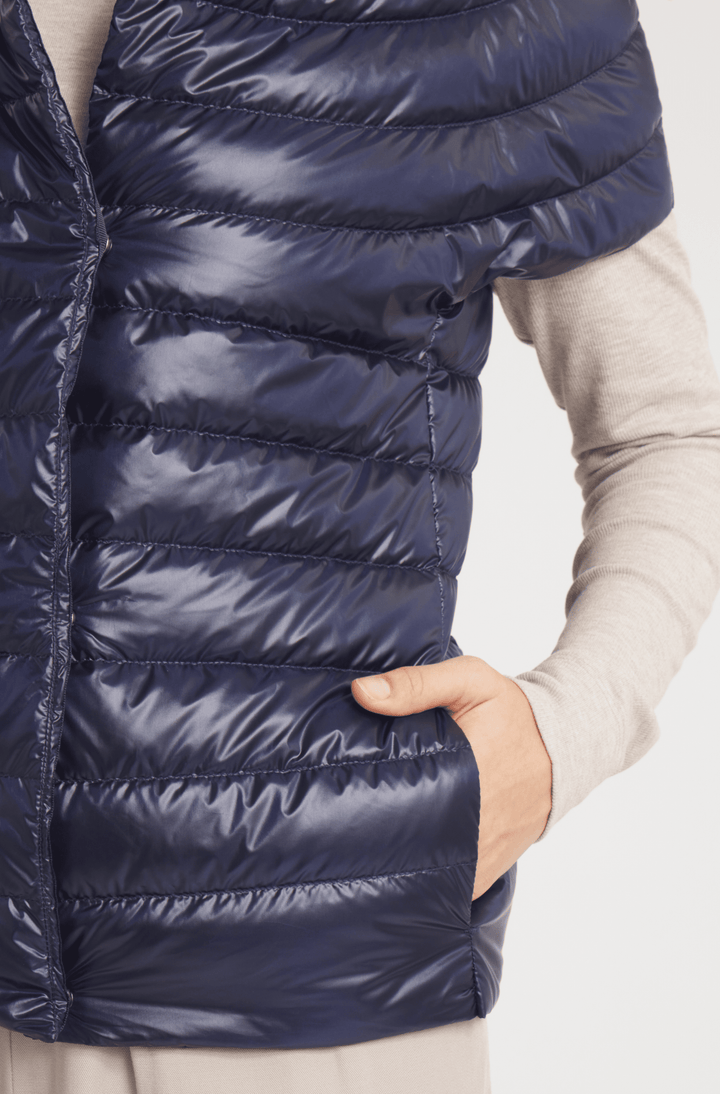 The St Barts | Down Vest | Navy - Cotes of London