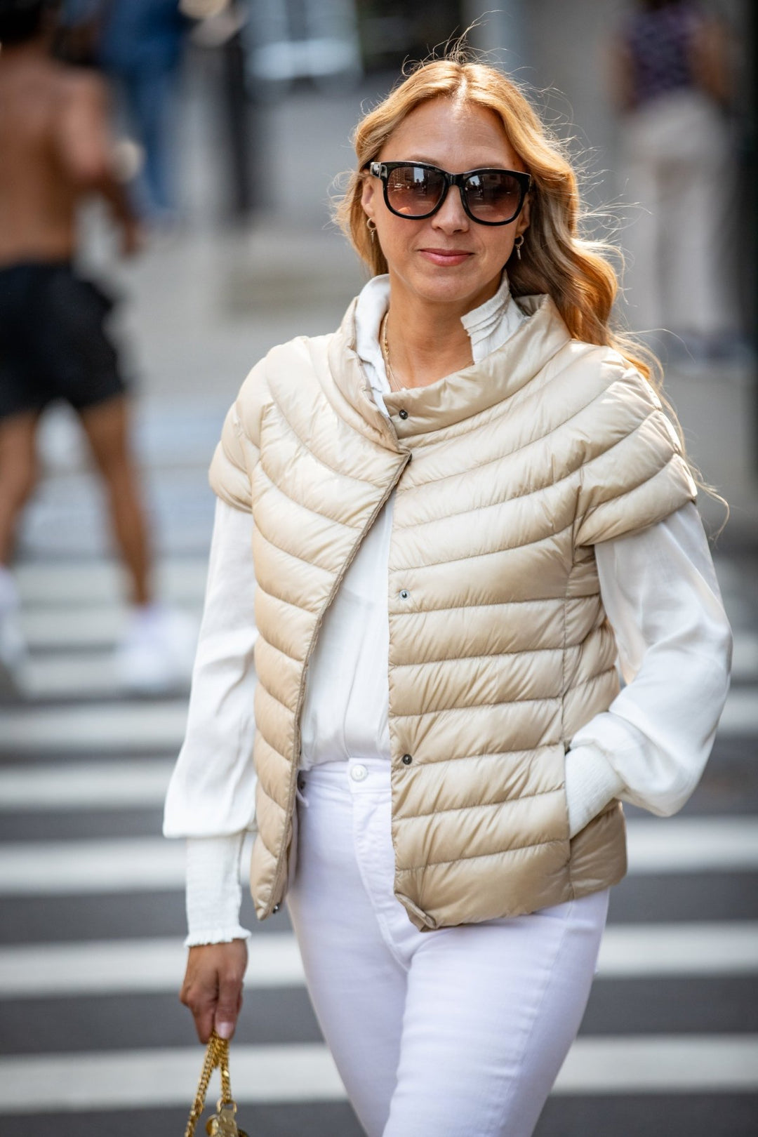 The St Barts | Down Vest | Taupe - Cotes of London