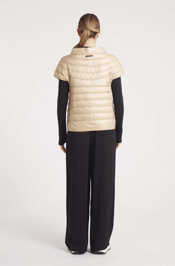 The St Barts | Down Vest | Taupe - Cotes of London