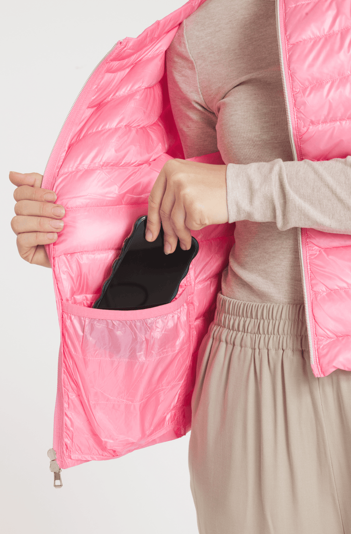 The St Ives | Down Vest | Camel - Cotes of London