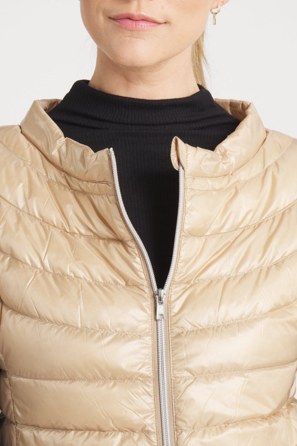 The St Ives | Down Vest | Camel - Cotes of London