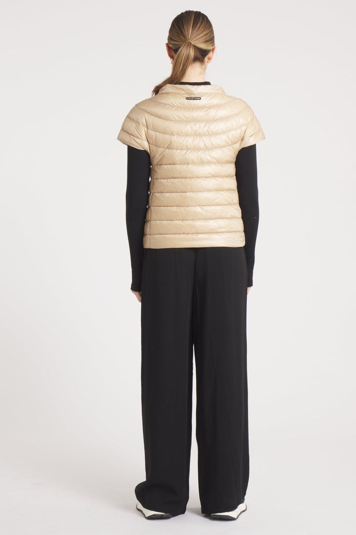 The St Ives | Down Vest | Camel - Cotes of London