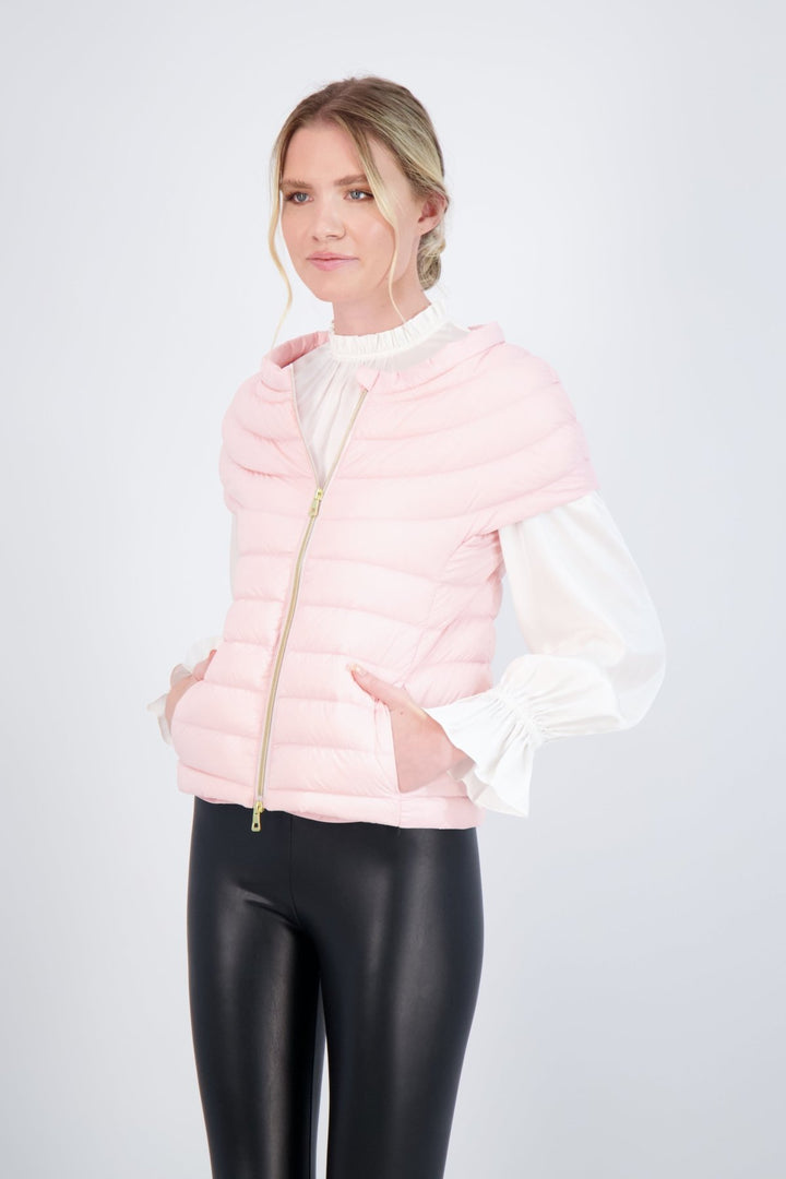 The St Ives | Down Vest | Champagne Pink - Cotes of London