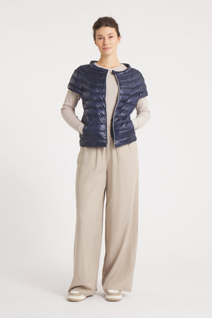 The St Ives | Down Vest | Ink Navy - Cotes of London