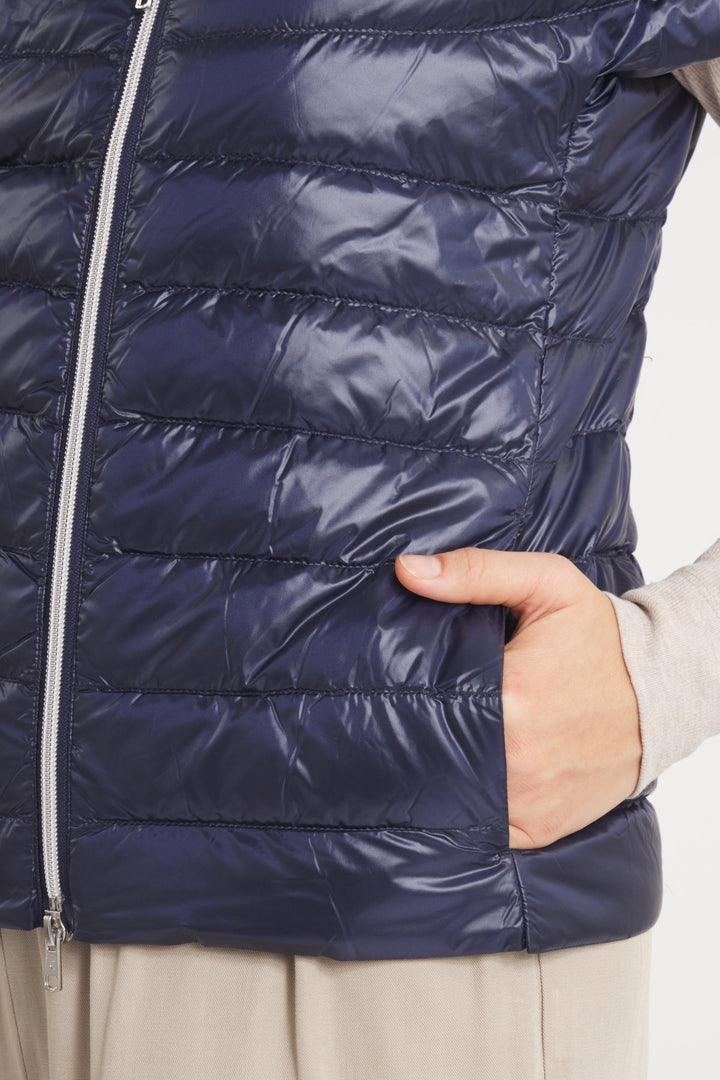 The St Ives | Down Vest | Ink Navy - Cotes of London