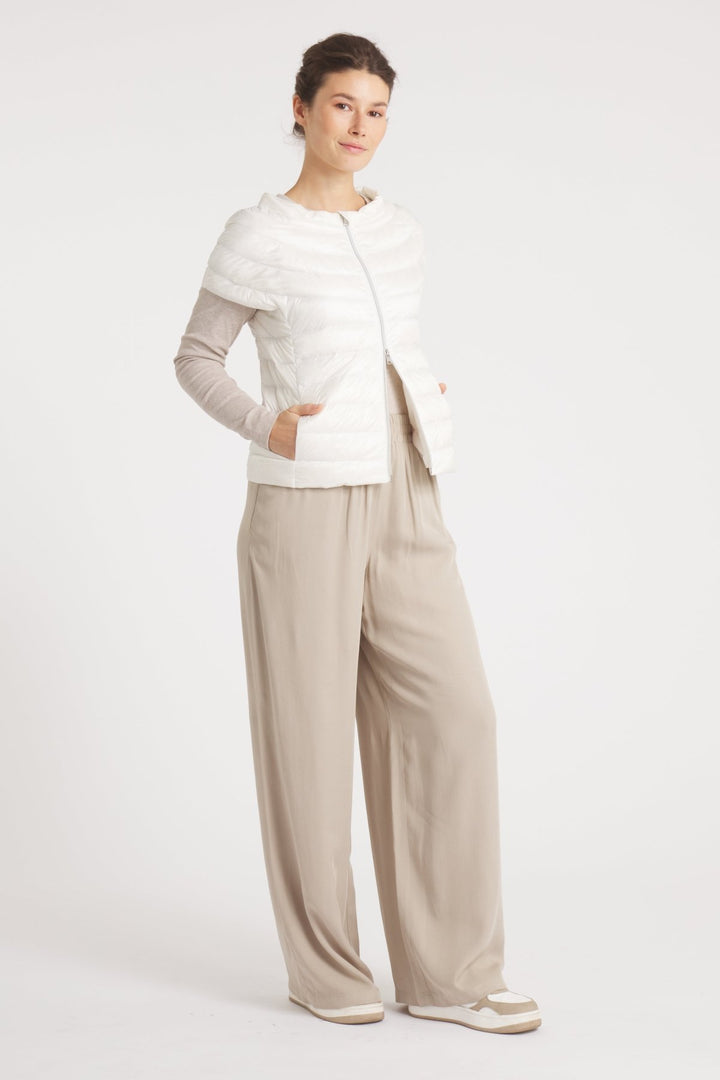 The St Ives | Down Vest | Ivory - Cotes of London