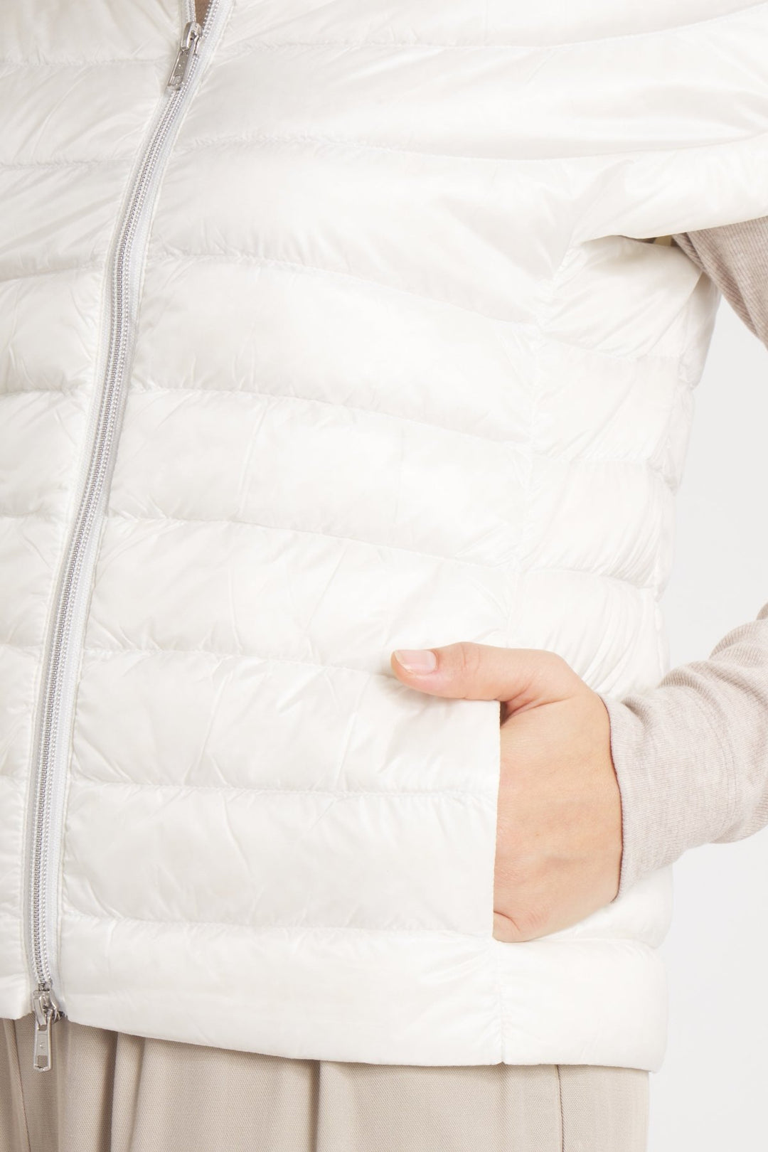 The St Ives | Down Vest | Ivory - Cotes of London