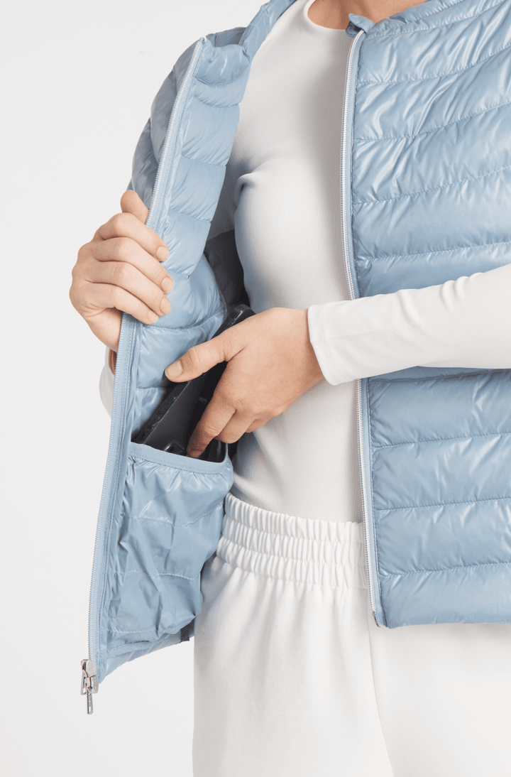 The St Ives | Down Vest | Ivory - Cotes of London