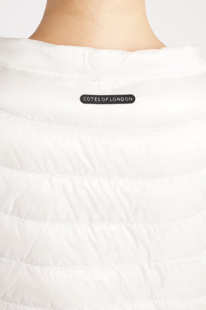 The St Ives | Down Vest | Ivory - Cotes of London
