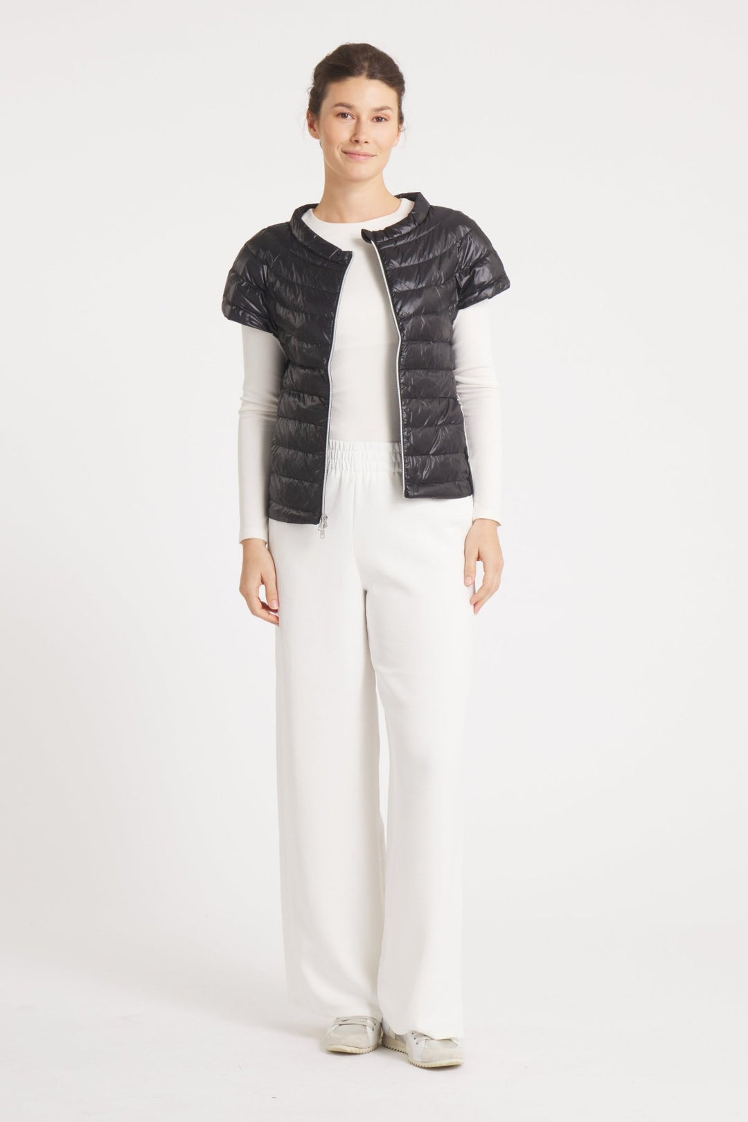 The St Ives | Down Vest | Midnight Black - Cotes of London