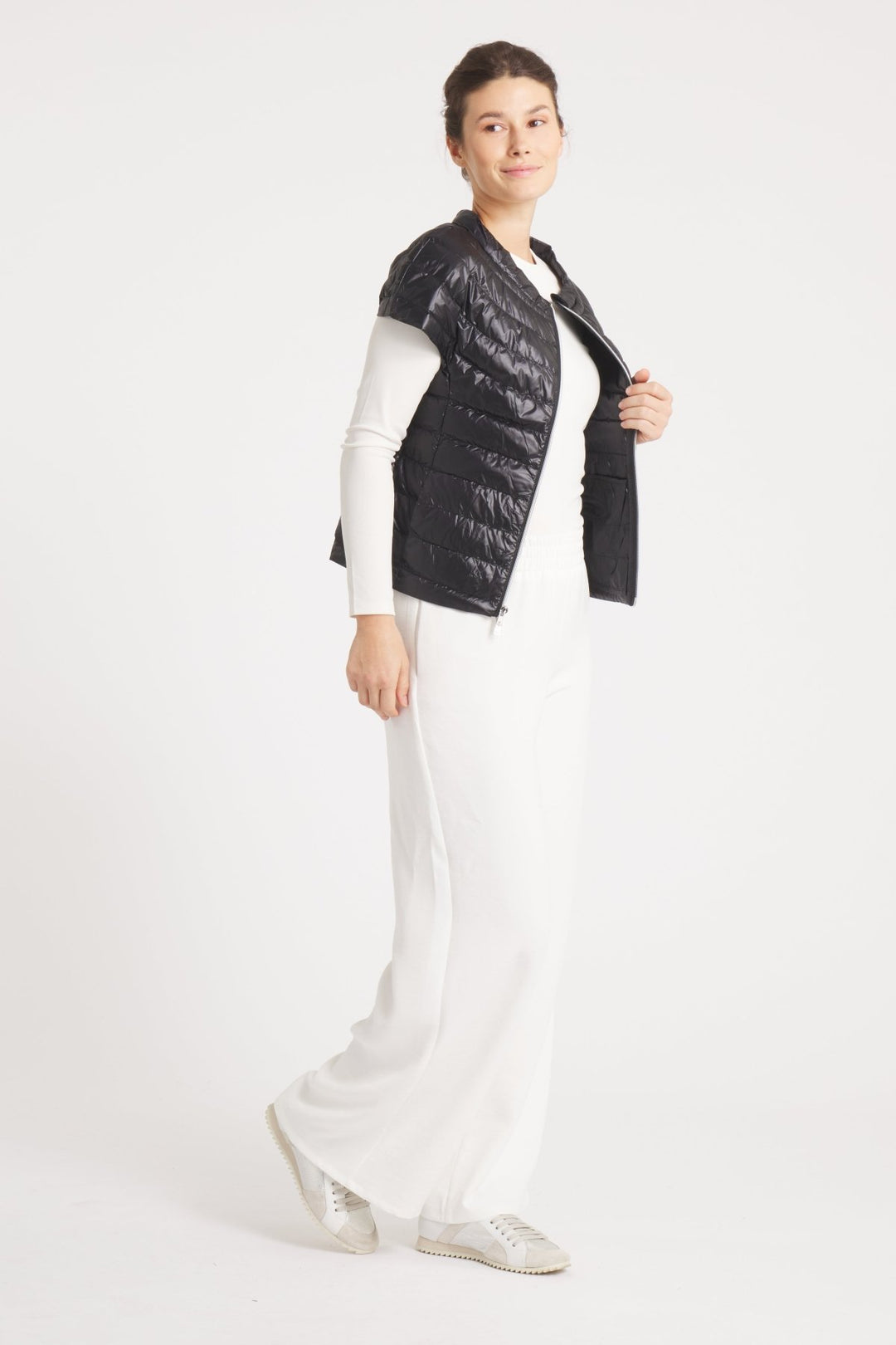 The St Ives | Down Vest | Midnight Black - Cotes of London