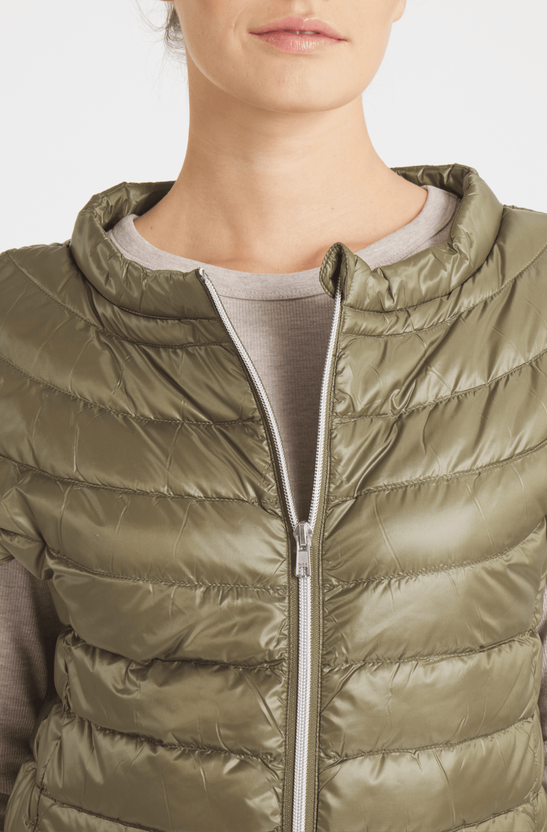 The St Ives | Down Vest | Olive - Cotes of London